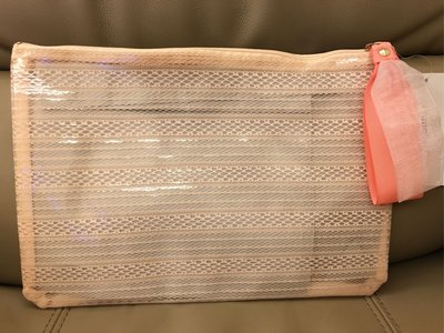 francfranc 防水 粉紅蕾絲 萬用袋 收納包 化妝包