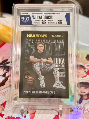 LUKA DONCIC 2020-21 PANINI HOOPS SLAM CAREERS HOLO CARD 雜誌款