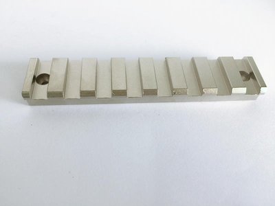 (傑國模型)CNC鋼製 戰術魚骨 鈦黑色