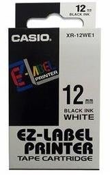 【胖胖秀OA】卡西歐CASIO XR-12WE1標籤帶(白底黑字)12mm※含稅※
