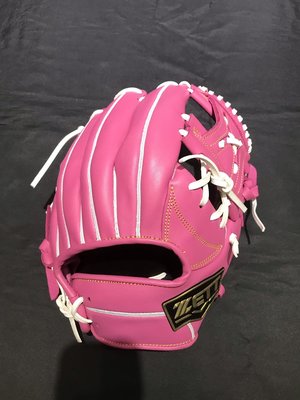 棒球世界ZETT SPECIAL ORDER 訂製款棒壘球手套特價內野工字12吋粉紅色