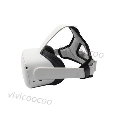 適用於-Oculus Quest 2 VR耳機墊頭帶的VR頭盔頭減壓錶帶泡沫墊