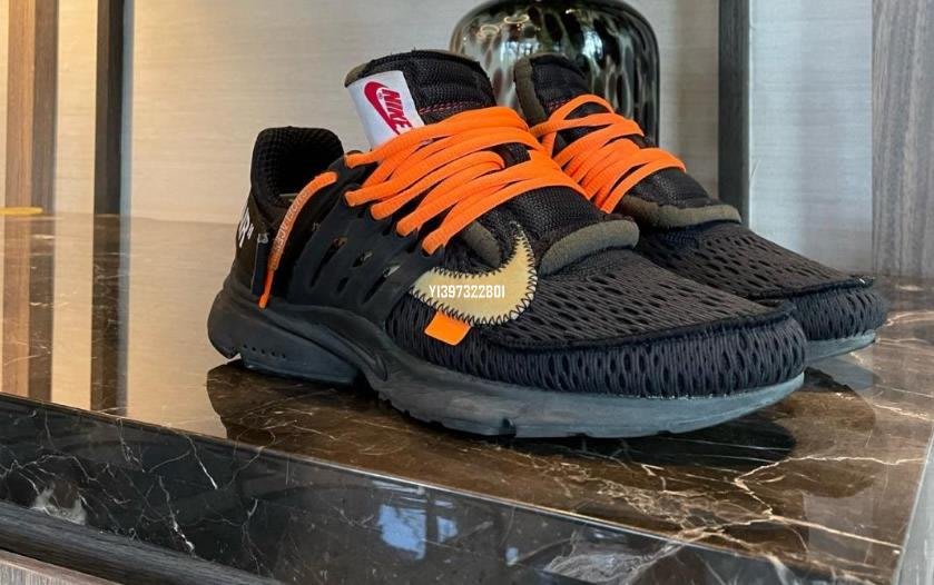 Off White x Nike Air Presto 純黑百搭魚骨鞋慢跑鞋AA3830-002 | Yahoo