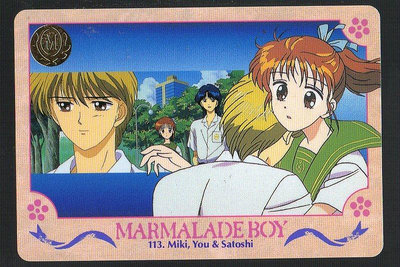 《CardTube卡族》(060930) 113 日本原裝橘子醬男孩 PP萬變卡∼ 1995年遊戲普卡