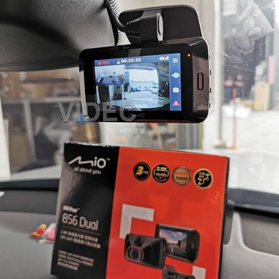 威德汽車 BENZ GLK 實車安裝 MiVue™ 856 行車紀錄器 GPS 測速提醒 前後鏡頭 32G