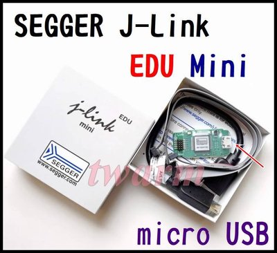 《德源科技》(含稅)現貨SEGGER J-Link EDU Mini 下載器，JTAG/SWD Debugger