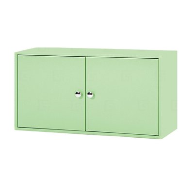 【在地人傢俱】20 環保塑鋼系列-綠色開門2.7尺資料櫃/置物櫃/收納櫃~深40 GT204-10