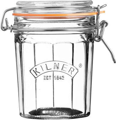 【英國 Kilner】復古密封玻璃罐 450ml 玻璃保鮮罐 保鮮密封罐 扣式密封貯存罐 玻璃貯存罐