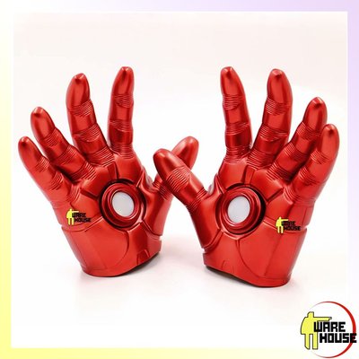 港版 Cosplay(一雙)復仇者聯盟 Avengers 鋼鐵人 Iron Man 發光手套 可穿戴 手辦 擺飾 模型