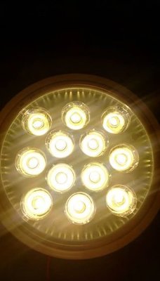LED 崁燈 含變壓器 12W 12晶 全電壓 暖白 黃燈 3000K 高亮度 電燈 五金 工具 免運費 qqw