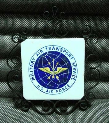 一早期空軍航醫少將留物:美空軍圖案紀念磁磚飾