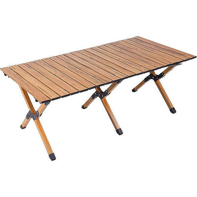 【現貨】午憩寶戶外摺疊桌椅可攜式桌子卷桌超輕野餐桌露營裝備用品套裝