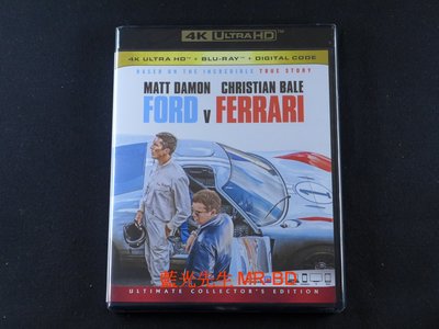 [藍光先生UHD] 賽道狂人 UHD+BD 雙碟限定版 Ford v Ferrari