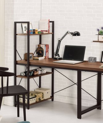 【生活家傢俱】CM-463-1：L型4尺書桌【台中家具】書架 電腦桌 辦公桌 工業風 低甲醛木心板 台灣製造