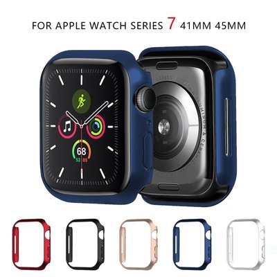 適用於Apple Watch Series 7 45mm 41mm手錶保護殼 蘋果手錶41mm 45mm防摔保護殼保護套