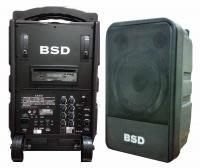 《Henry 電器生活館》BSD 碧盛德VHF雙頻充電式無線擴音機 BA-801DCD ( 80W) 附SD.USB.CD