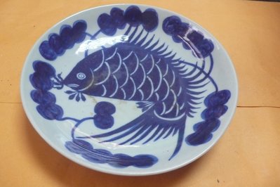 紫色小館89-------小青花魚盤