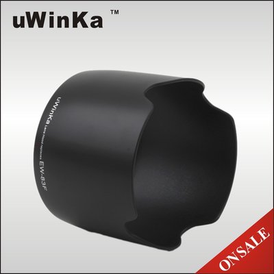 我愛買#uWinka副廠Canon遮光罩EF 24-70mm f2.8可反扣L遮陽罩F/2.8太陽罩1:2.8遮光罩相容