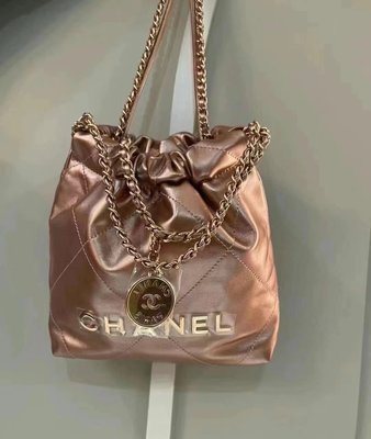 Chanel 22bag mini 玫瑰金 $1xxxxx