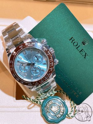 【Q小姐的玩錶瘋】Rolex116506A冰藍鑽💎Daytona 🔺 2023全新未使用品【商品狀況和價格請來電洽詢】預購