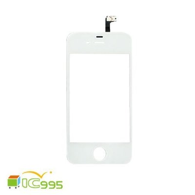 (ic995) 蘋果 Apple iPhone 4 4s 觸控 鏡面 蓋板 面板 帶排線外屏 白色 #0249