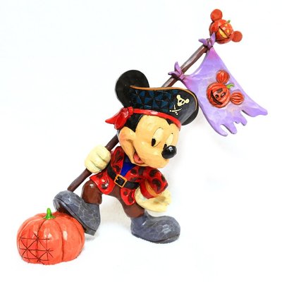 Disney Enesco迪士尼仿木雕模型-米奇海盜