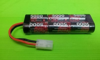 天母168  高品質  Enrichpower EP5000 7.2V 5000mah NI-MH 鎳氫充電電池