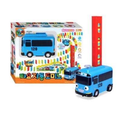 可超取🇰🇷韓國境內版 小巴士 tayo 自動 骨牌 電動車 玩具遊戲組