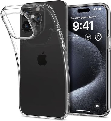 【SPIGEN】iPhone 15 Pro Max Liquid Crystal 超薄透明手機殼 保護殼