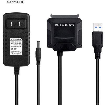 【新店特賣】��sanwood�� 易驅線USB3.0/SATA數據線/USB3.0 TO SATA轉接線嘉鷹數碼