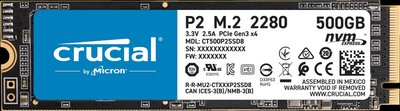 美光 Micron Crucial P2 500GB M.2 2280 PCIe SSD 固態硬碟 (全新未拆現貨)