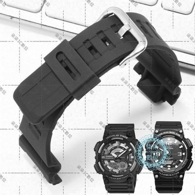 『柒柒3C數位』代用CASIO卡西歐AQ-S810W AEQ 110W MCW 200H男防水硅膠手表帶