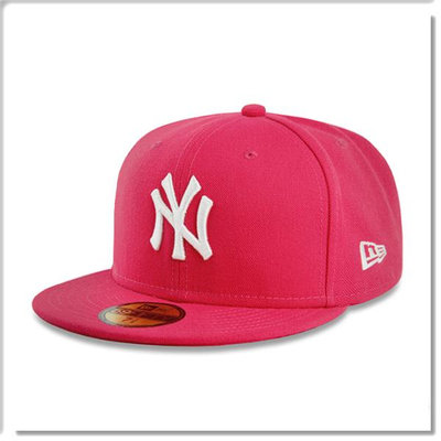 【ANGEL NEW ERA】NEW ERA MLB NY 紐約 洋基 桃紅色 59FIFTY 街頭 潮流 全封帽