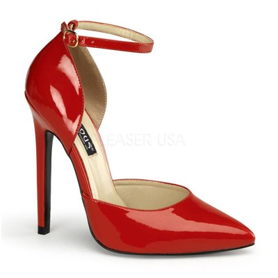 Shoes InStyle《五吋》美國品牌  PLEASER 原廠正品漆皮尖頭高跟包鞋 有大尺碼 出清 特價『紅色』