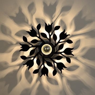 壁燈 創意床頭燈-簡約花朵LED現代居家擺飾2色(大款)73j3[獨家進口][米蘭精品]