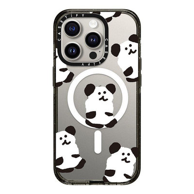 CASETiFY 保護殼 iPhone 15 Pro/15 Pro Max Oreo黑白熊貓 Oreo Bobo