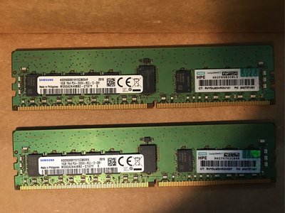 二手Samsung三星DDR4 16GB PC4 16g 2666伺服器記憶體ECC