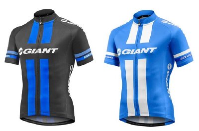 特價出清 捷安特GIANT RACE DAY UPF30+防曬排汗專業競賽型短袖車衣 黑藍/水藍2色可選