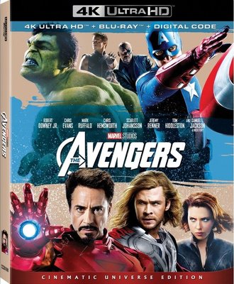 毛毛小舖--藍光BD 復仇者聯盟 4K UHD+BD 美國雙碟限定版(中文字幕) The Avengers
