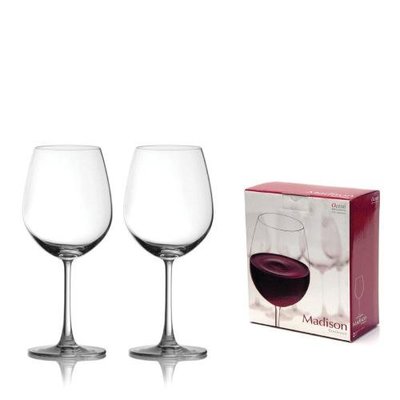 ☘小宅私物☘ Ocean 麥德遜波爾多酒杯 600ml (2入禮盒組) 紅酒杯 葡萄酒杯 玻璃杯 酒杯