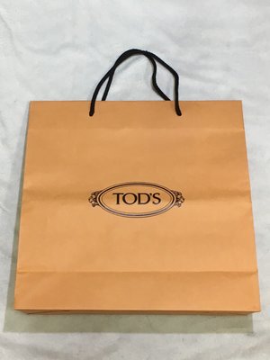 TOD'S提袋  正版原廠紙袋 原廠帶回 中型紙袋  35x36x12cm