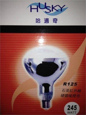 哈適奇暖燈泡245W 紅外線暖燈泡 多功能浴室乾燥暖風機專用一組2顆 電壓110V 220v