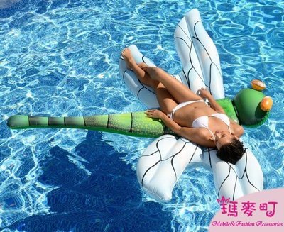☆瑪麥町☆ 美國代購 Dragonfly Pool Float 巨型蜻蜓泳圈 漂浮墊 夏日漂浮客