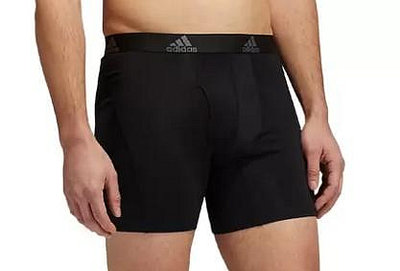 Adidas 男運動內褲三入組 黑