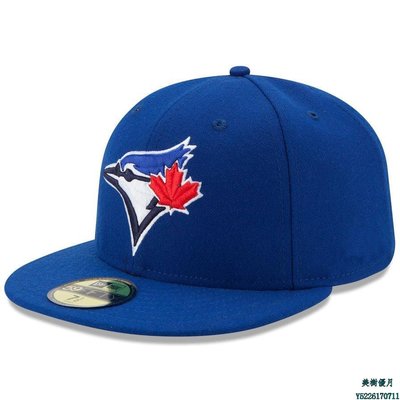 現貨熱銷-【九局棒球】MLB多倫多藍鳥隊NE 59FIFTY職業球員版棒球帽