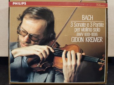 Kremer,Bach-3 Sonate e 3 Partite Per Violino Solo Bwv1001-1006克萊曼，巴哈-3小提琴奏鳴曲與3組曲