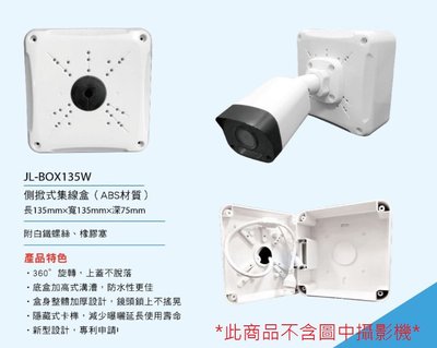 台灣製造 晉立 監視器防水盒 監視器戶外防水盒 附白鐵螺絲橡膠塞 室外收納盒 方形集線盒 監視器 集線盒