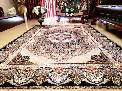 地毯 手工羊毛简约 可爱风波斯地毯歐式美法新中式輕奢地毯 客廳臥室沙發奢華地毯