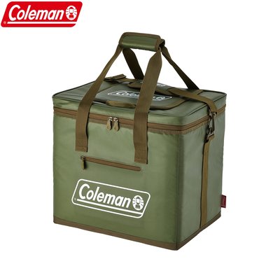 美國Coleman│CM-37165 綠橄欖終極保冷袋 │35L│保冰袋 軟式摺疊冰箱│大營家購物網
