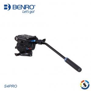 百諾 BENRO S4PRO 專業攝影油壓雲台 公司貨 S4 PRO ( 非 Manfrotto MVH502AH
